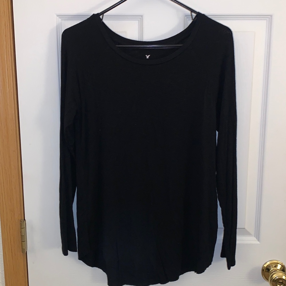 Long sleeve black tee - Picture 1 of 1